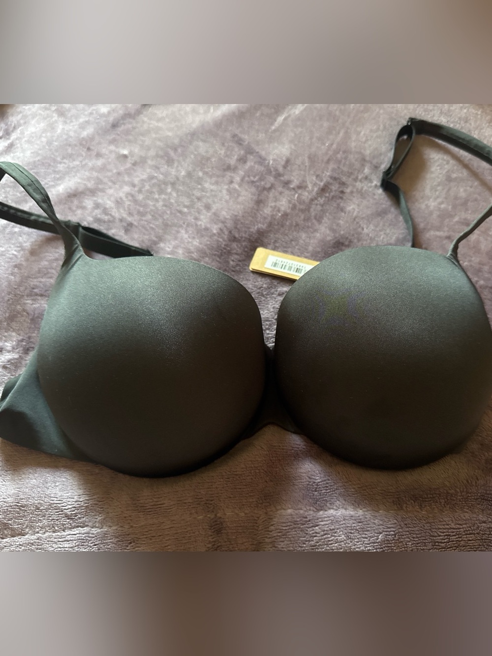 SKIMS Push-up Balconette Bra in Onyx